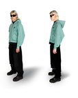 The Core Zip-Up - Washed Green