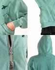 The Core Zip-Up - Washed Green