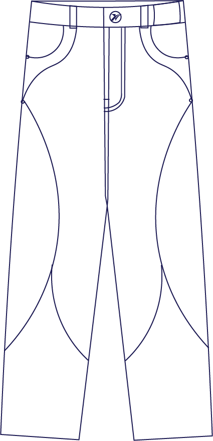 Double-Sided Jeans Black - PREORDER